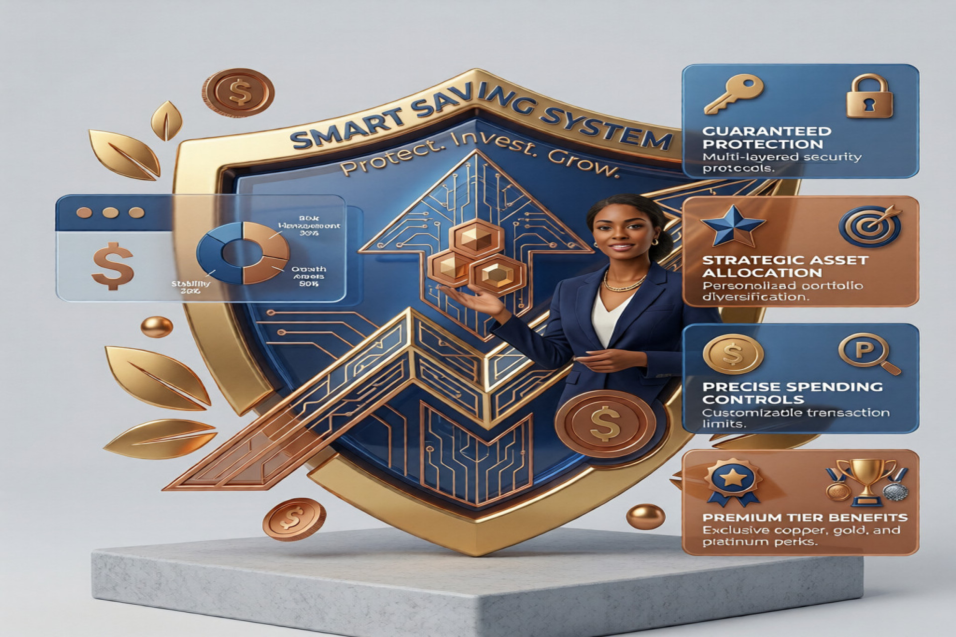 Smart Saving System: Protect. Invest. Grow.